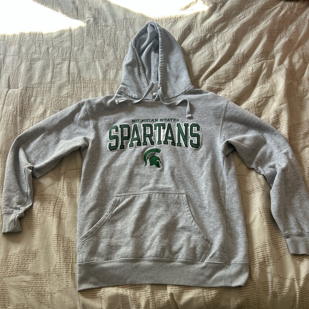 Michigan State Spartans Unisex Gray Hoodie